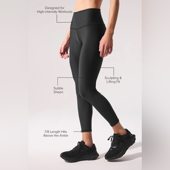 Alo new 7/8 High-Waist Airlift Legging black Xs